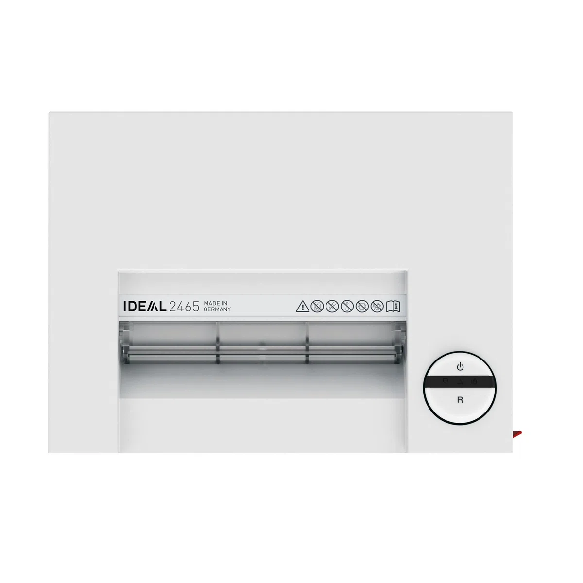Ideal 2465 CC / 4 x 40 mm Strip shredding Color Blanco - Triturador de Papel (Strip shredding, 24 cm, 50 L, Color Blanco, 18 g/m², 580 W)