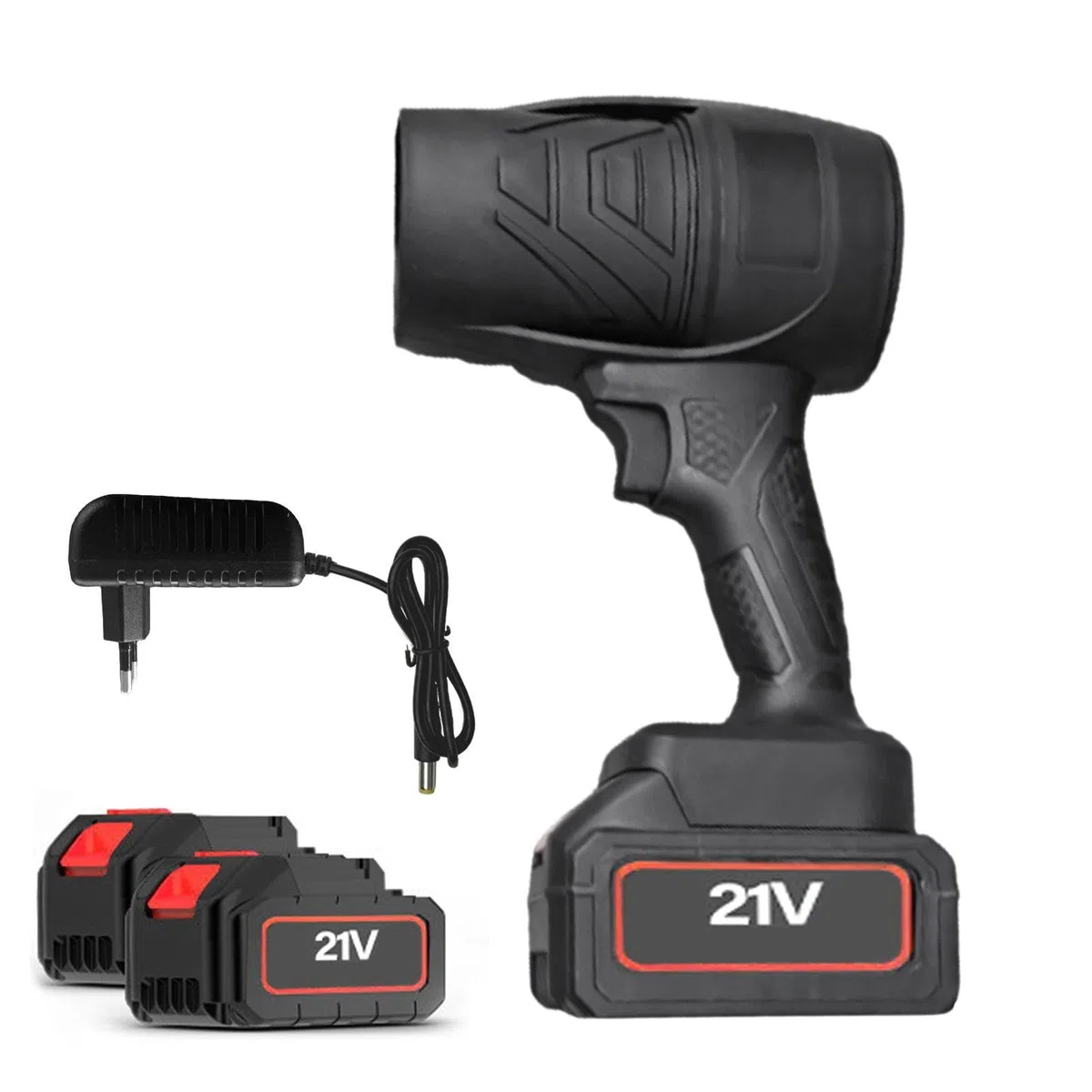 Soplador Turbo De Mano Ventilador Ajustable Portátil Turbo Eléctrico | Soplador De Hojas A Batería Para jardín, coche, nieve, ventana, exterior, garaje, tienda, , otoño, invierno,
