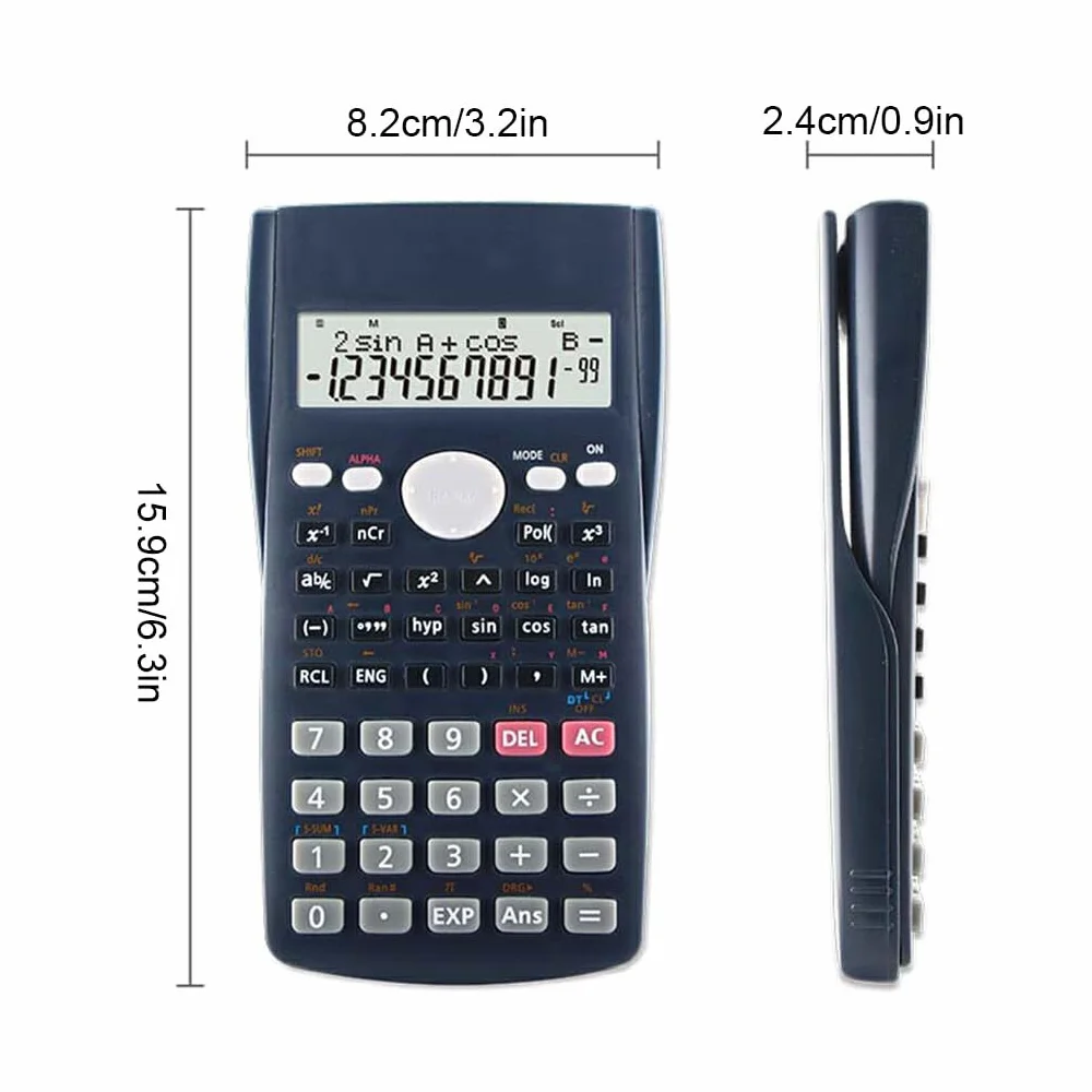 BEALIFE Calculadora Científica Versátil Funciones Innovadoras Y Completas Calculadora Graficadora Calculadora Científica, Negro