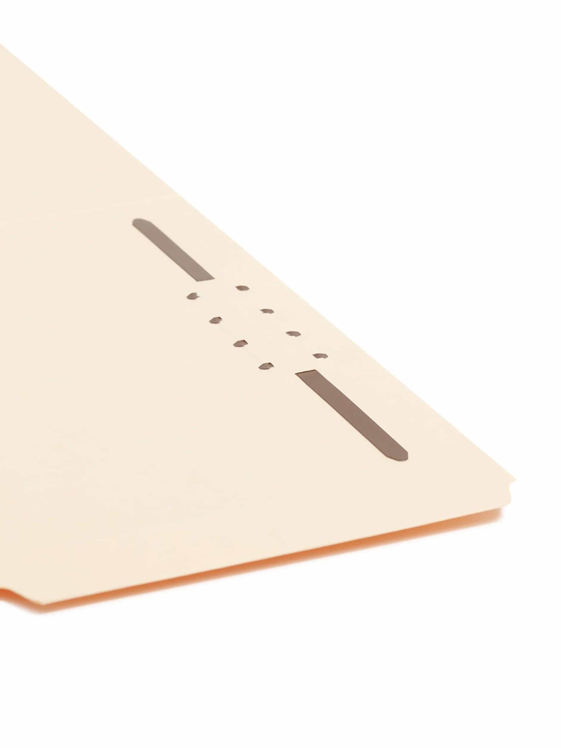 Folders, One Fastener, 1/3 Cut Assorted, Top Tab, Legal, Manila, 50/Box