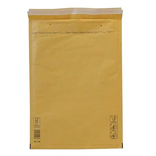 50 Sobres acolchados 300x430mm Mod. 19/I.Cierre por tira auto-adhesiva. Sistema Peel & Seal.