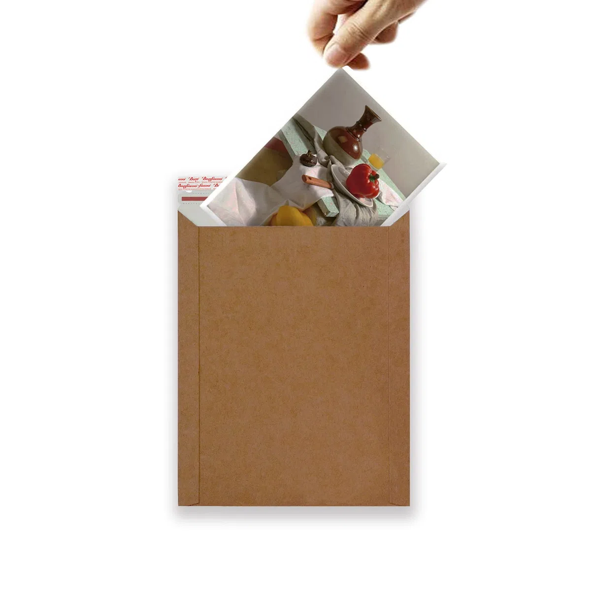 Bonfasvo Paquete de 30 sobres rígidos de 9.25 x 11.75 pulgadas, color marrón, autoadhesivos, de cartón kraft a granel, no se doblan, para documentos, fotos, papeles, archivos y CD