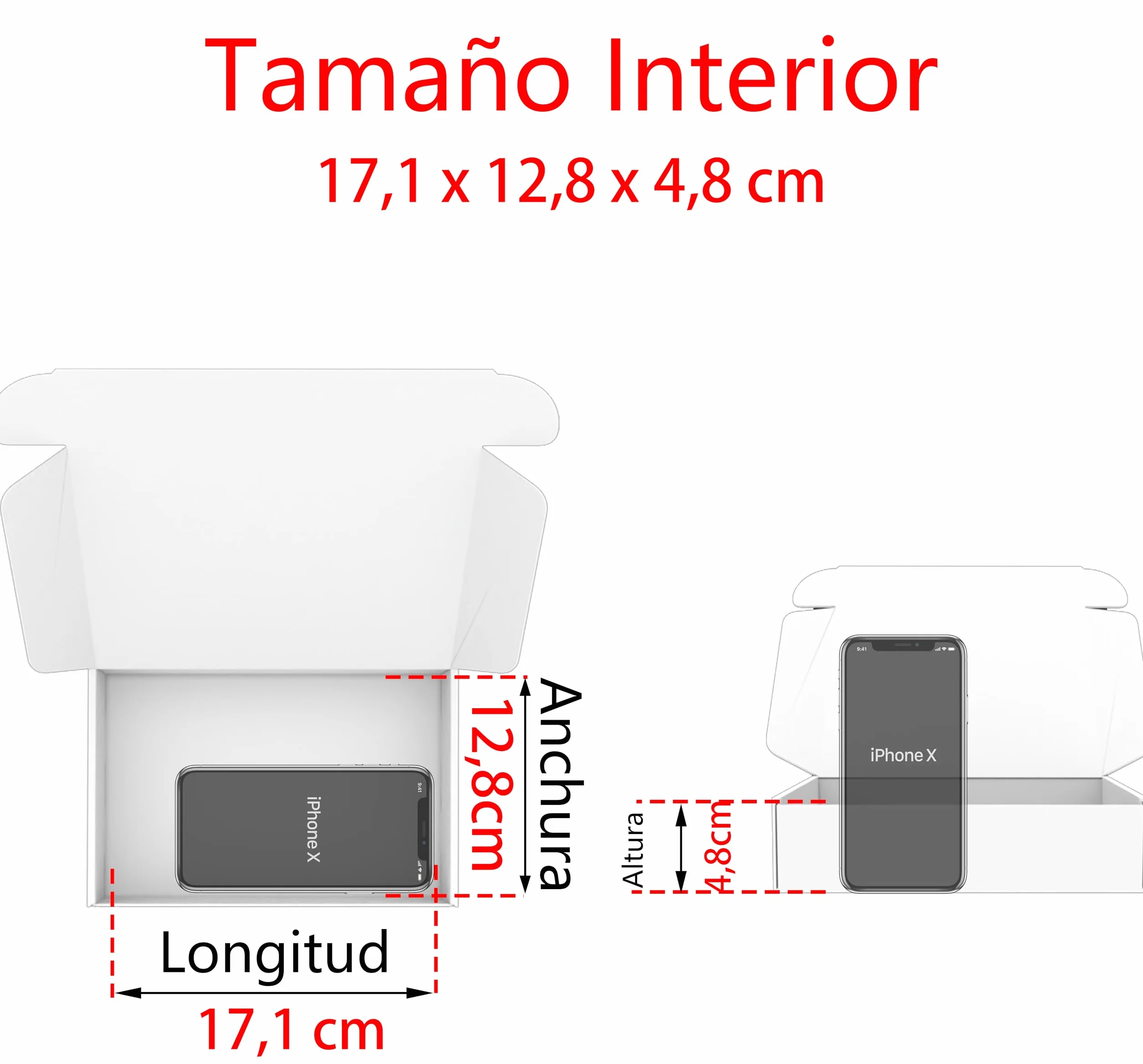 Cajas de Cartón para Envíos 18 x 13 x 5 cm Marrón Pequeñas con Tapa