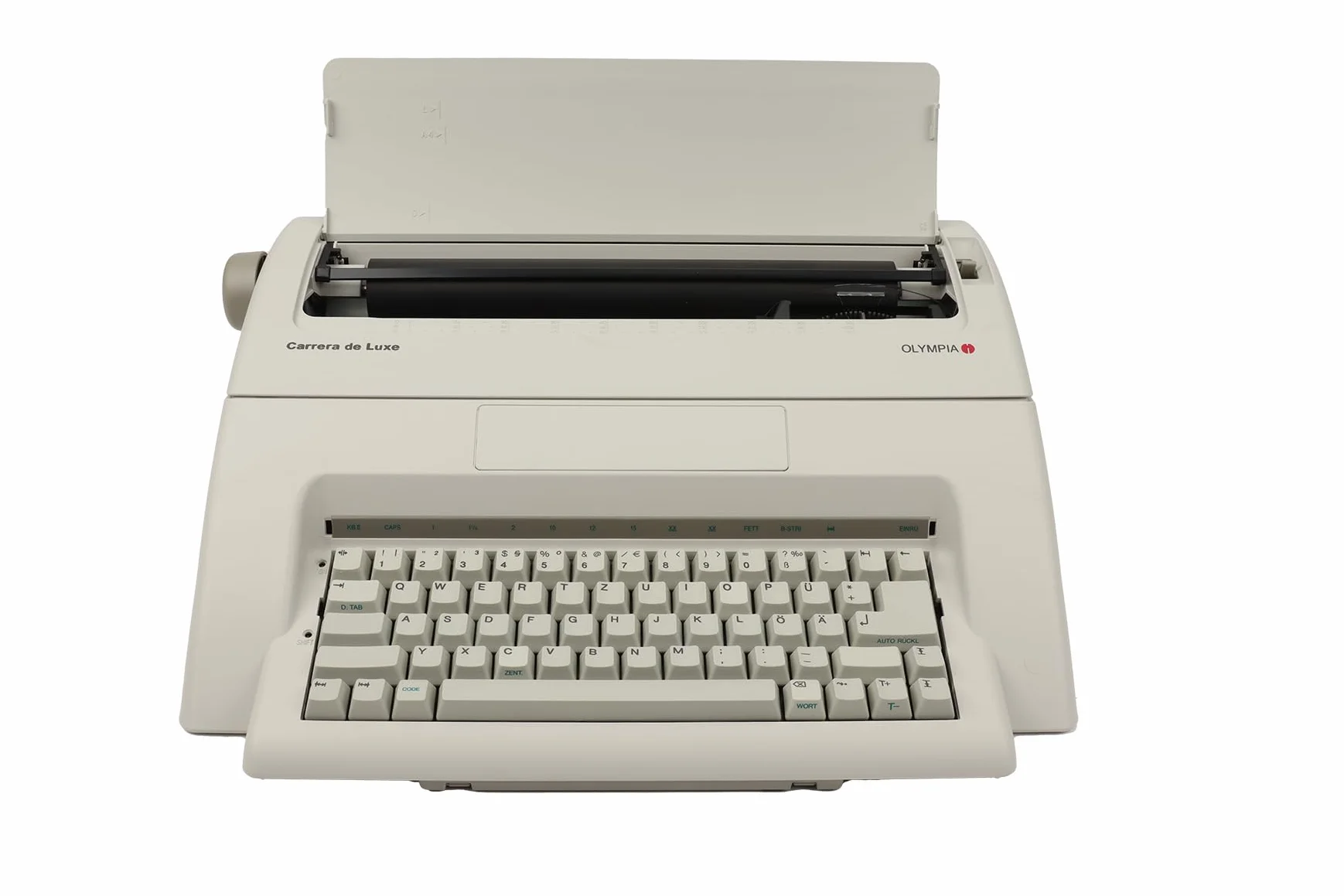 Olympia 252651001 Carrera de luxe - Máquina de escribir, tamaño de letra 10-15, teclado alemán QWERTZ