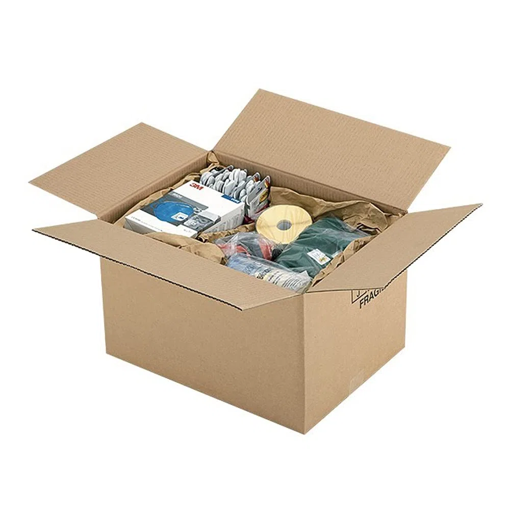 Propac Z-BOY453510 Caja Cartón Una Onda Color Habana 45 x 35 x 10 cm - Juego de 20 Unidades