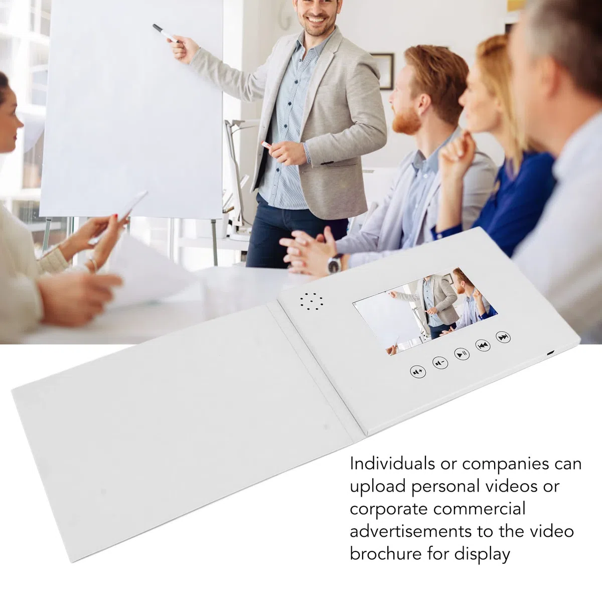 Tarjeta de felicitación de video, tarjeta de felicitación electrónica, tarjeta de felicitación de video, folleto de video con pantalla LCD, soporte 1280 720, regalo de cumpleaños, aniversario de