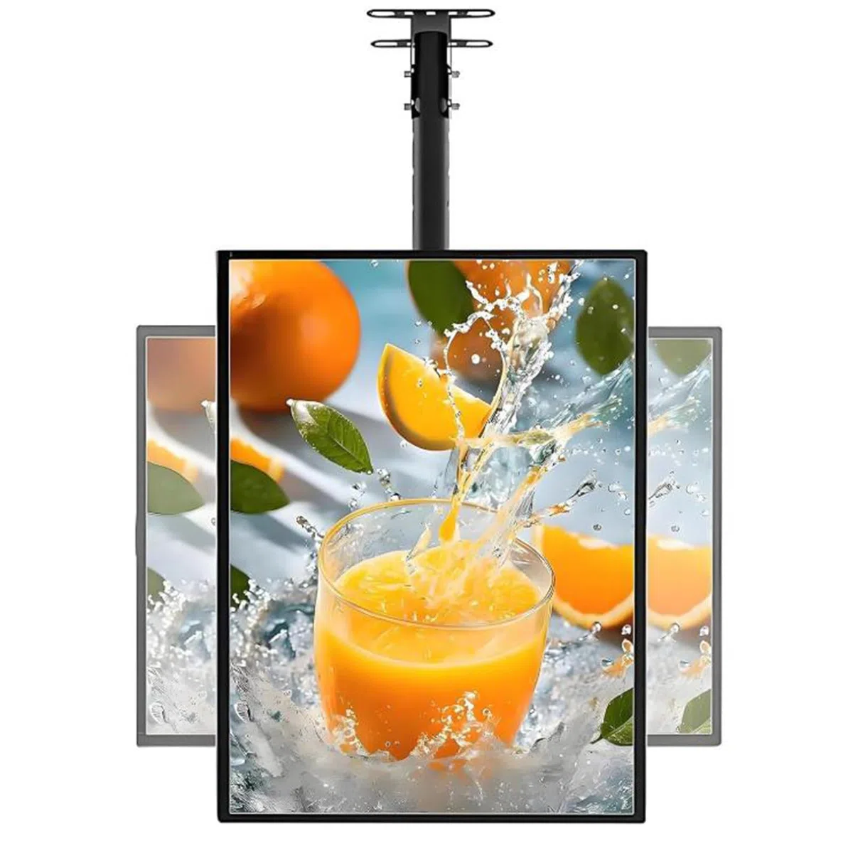 Caja de luz LED para menú para restaurante, tablero de menú retroiluminado para cafetería, cartelera montada en la pared, pantalla horizontal de 60 x 90 cm