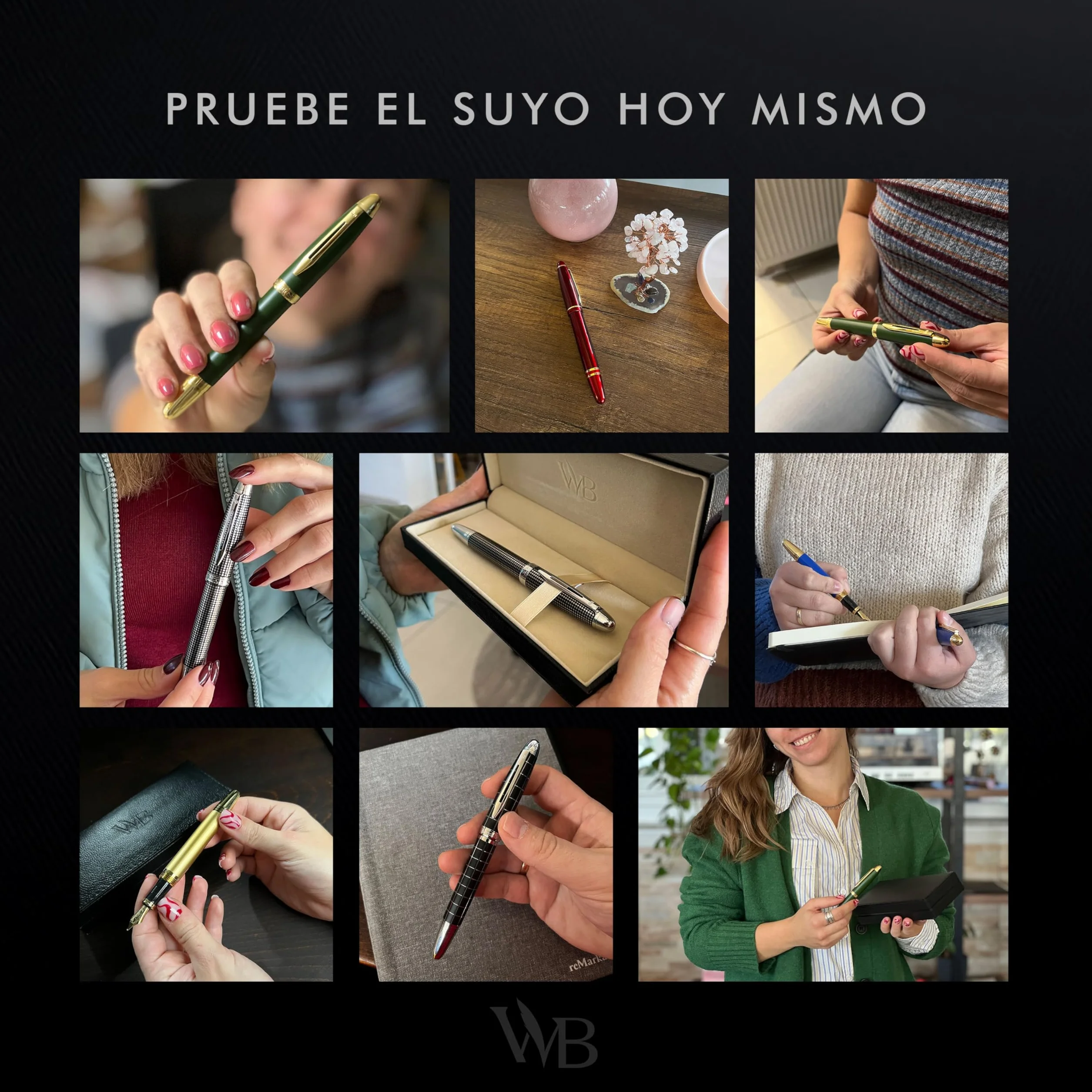 Wordsworth & Black Juego de pluma estilográfica Majesti (oro negro) de punta media con estuche de regalo, 24 cartuchos de tinta, convertidor de recarga de tinta, estuche de regalo, caligrafía