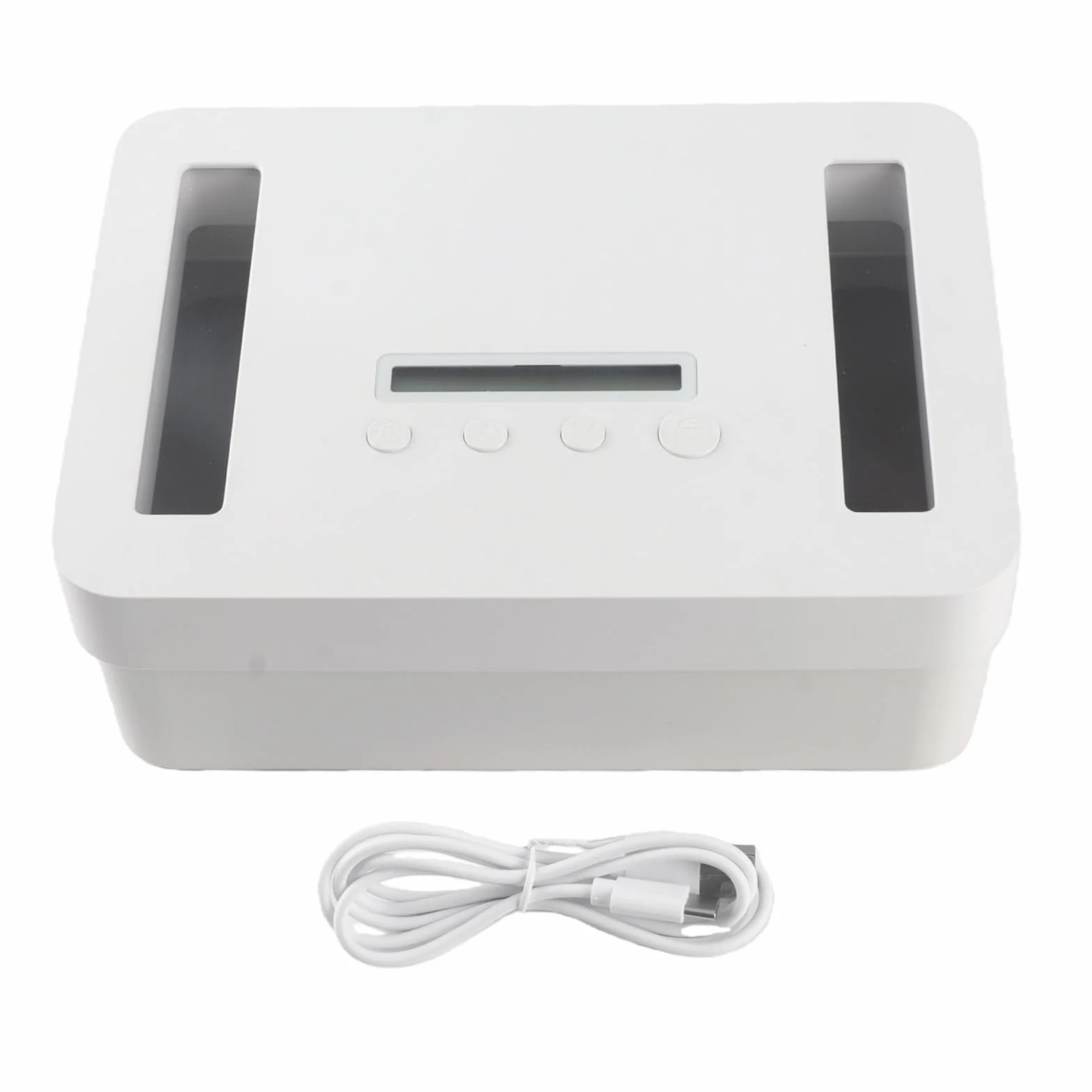 Caja de Seguridad con Temporizador de Metal, Caja de Seguridad para Teléfono con Temporizador, Contenedor de Autocontrol, Casillero de Liberación Prolongada hasta 365 Días (S)