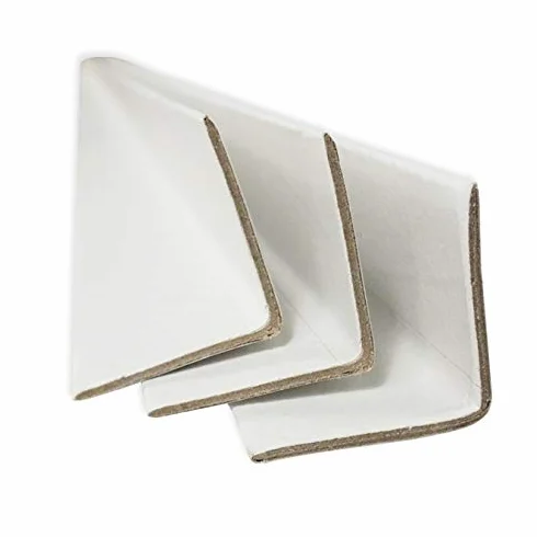 Cantoneras cartón compacto blanco 2m reciclable 100%