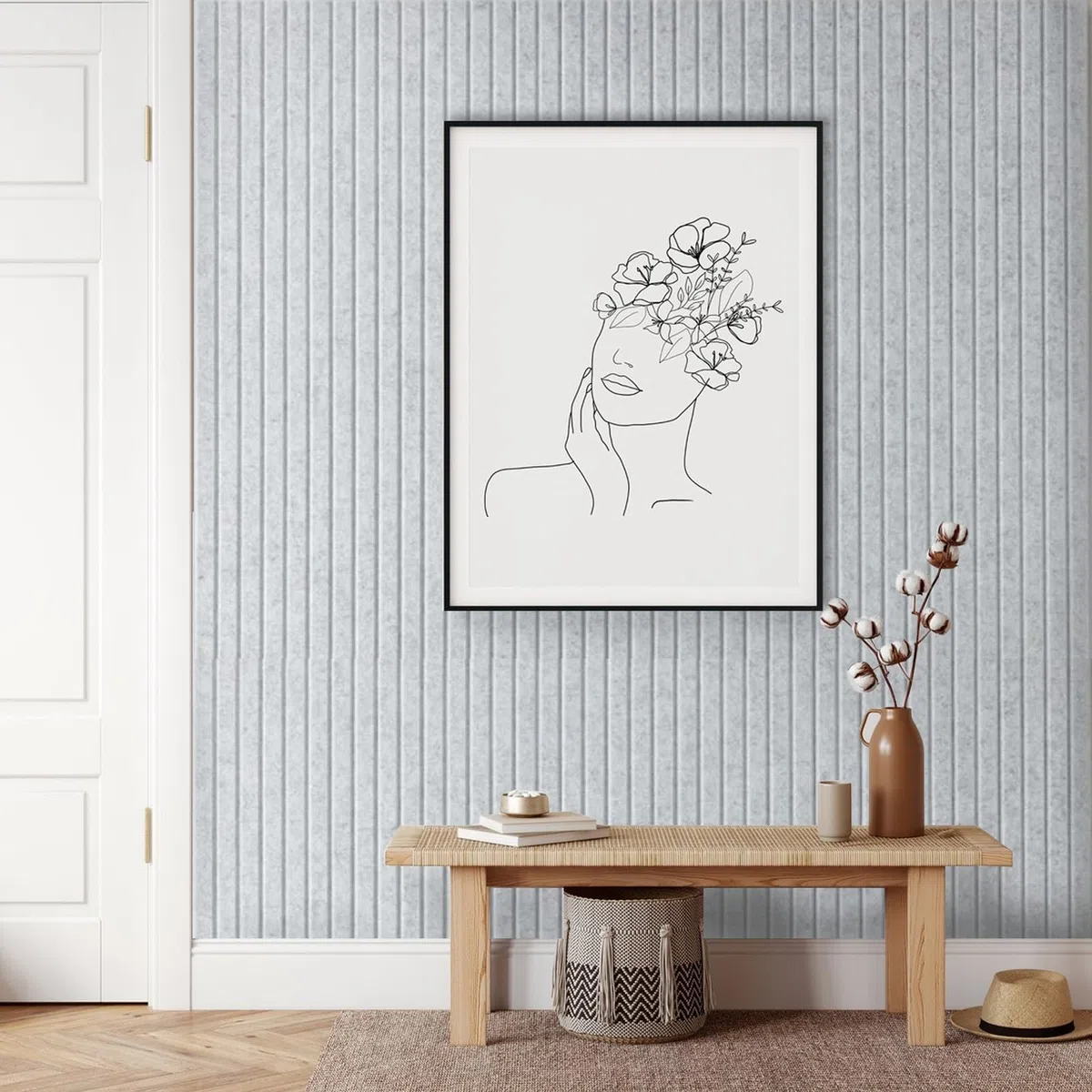 Alternativa al tablero de corcho con 30 chinchetas, 11.8 x 11.8 pulgadas, paquete de 8 azulejos de pared de fieltro para pegar notas fotográficas, póster, tablón de anuncios grande para decoración de