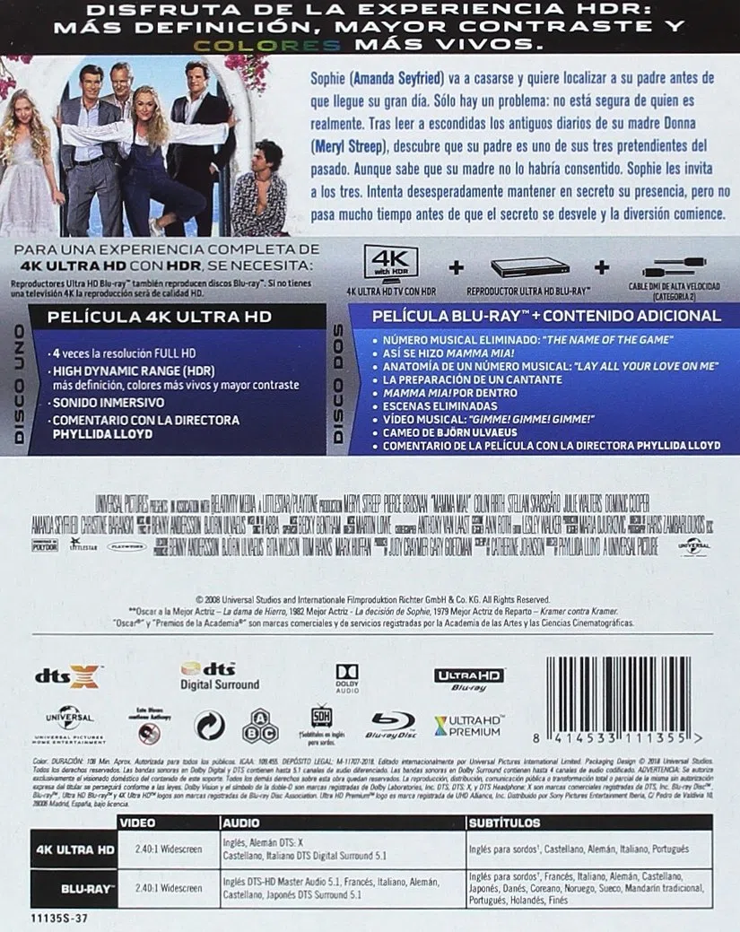 Mamma Mia [Blu-ray]