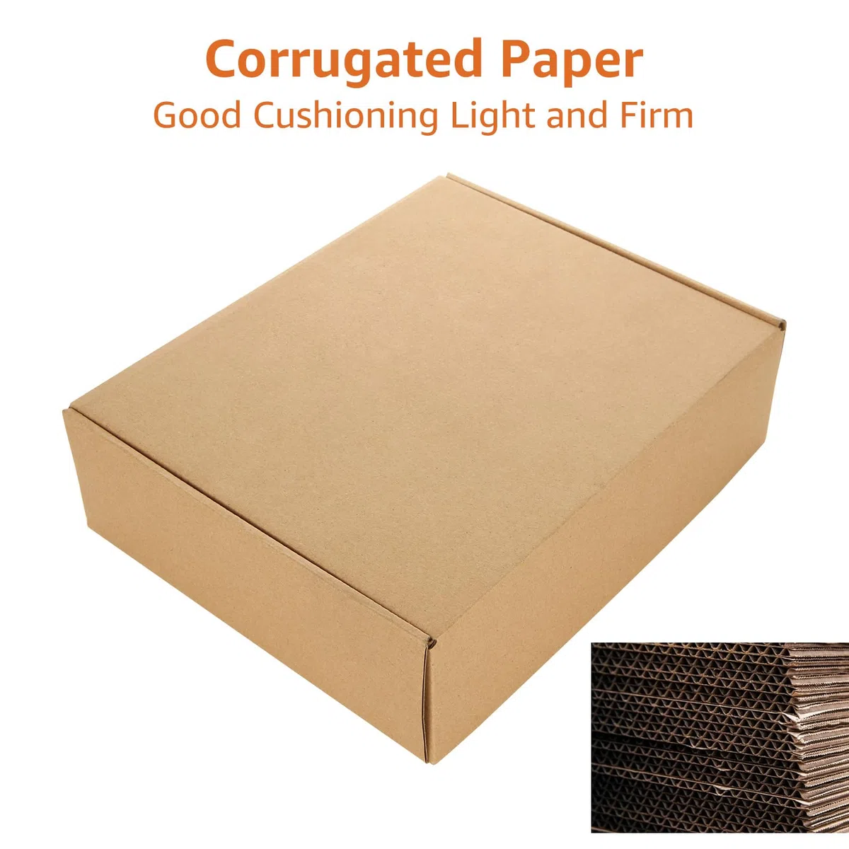 AKOLAFE 25 cajas postales, cajas de cartón corrugado de 25 x 20 x 7 cm para envío, cajas de envío para embalaje de pequeñas empresas, envío, correo y paquetes