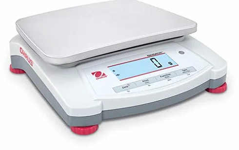 Ohaus Navigator NVT10001 - Báscula de precisión (hasta 10.000 g, precisión de 0,5 g, no calibrable)