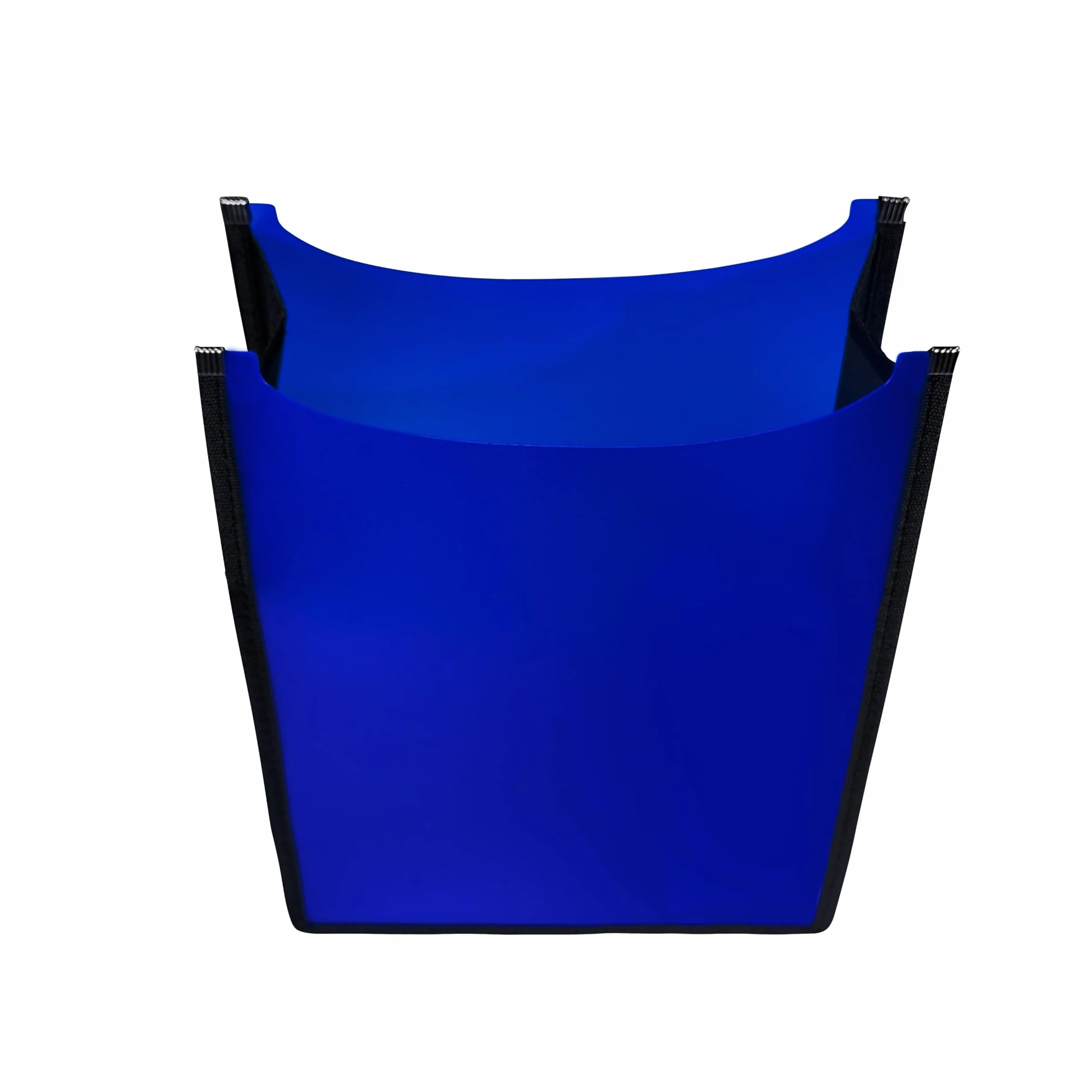 D.RECT Caja Escolar A4 Azul – Pack 6 Unidades – Organizador para Cuadernos, Libros y Documentos – Carpeta Abierta por Arriba – Caja de Plástico Resistente – Fácil de Guardar en Mochila Escolar