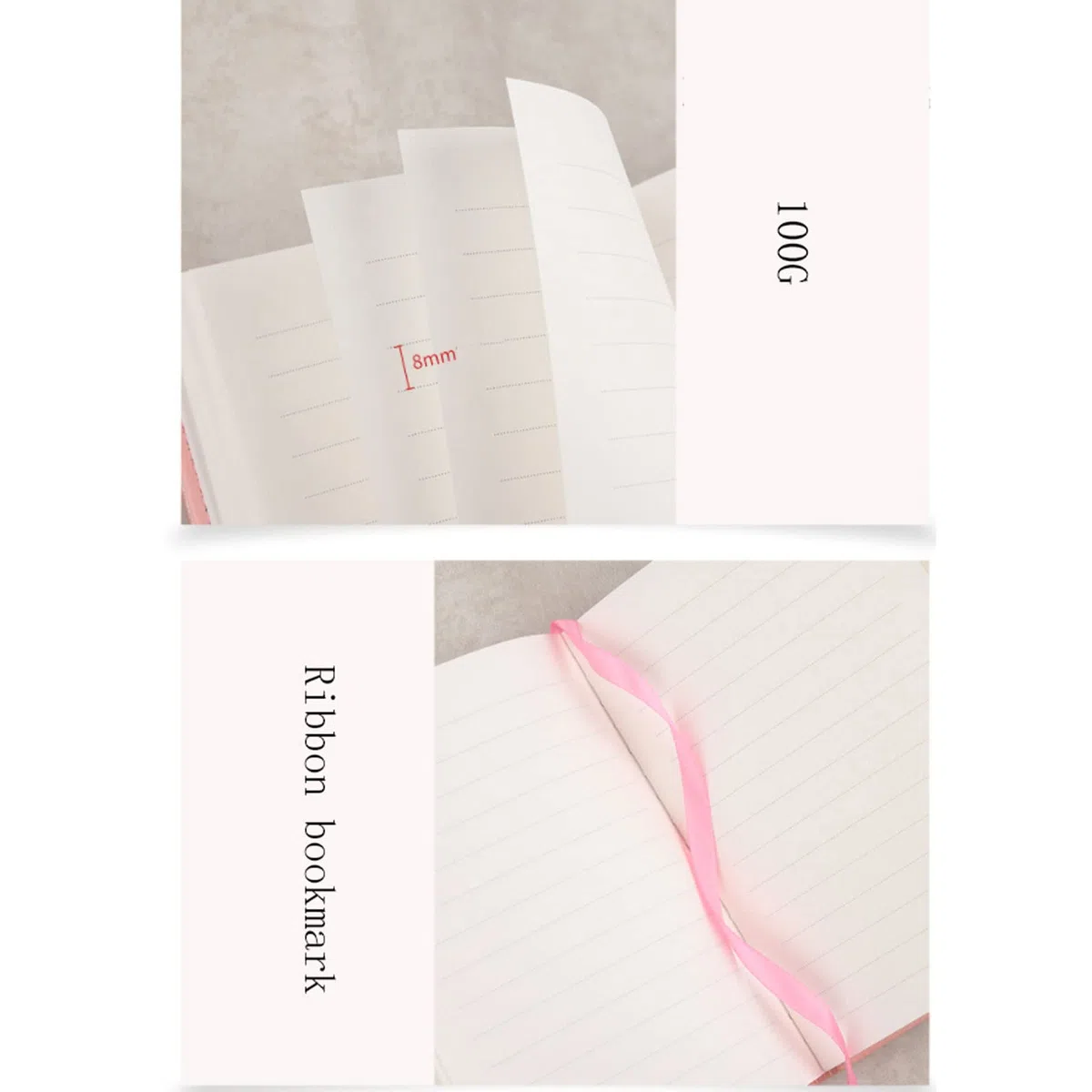 Cuaderno de Notas con candado, Cuaderno de Escritura de Cuero sintético con candado, tamaño A7, 96 hojas/192 páginas, Diario de Estudiante versátil y Elegante.
