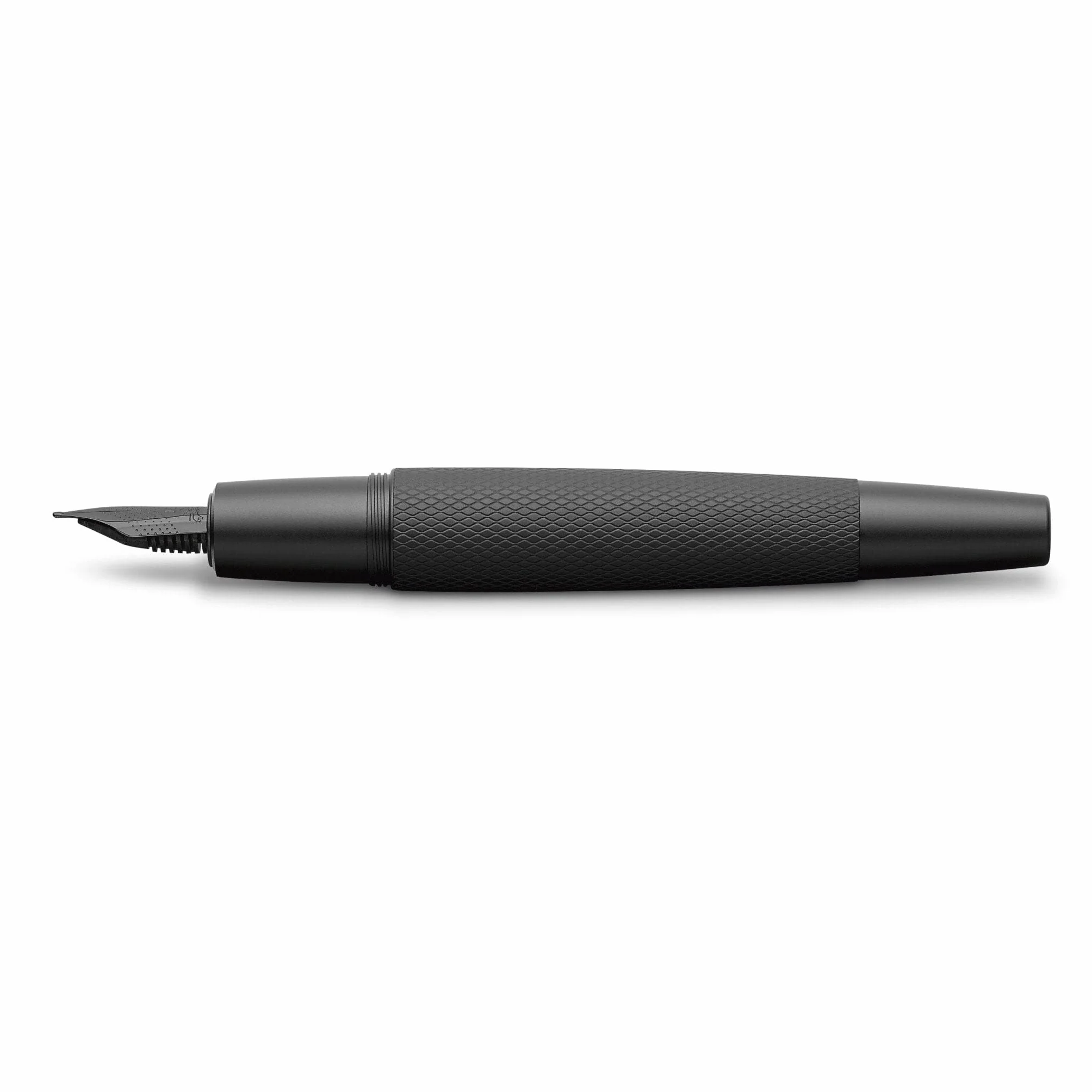 FABER-CASTELL - Pluma estilográfica e-motion Pure Black, plumín EF
