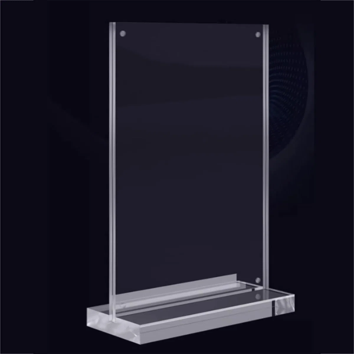 Soporte acrílico para carteles, Soporte for carteles de acrílico transparente, 10 unidades, varios tamaños for folletos menú(80x150mm)