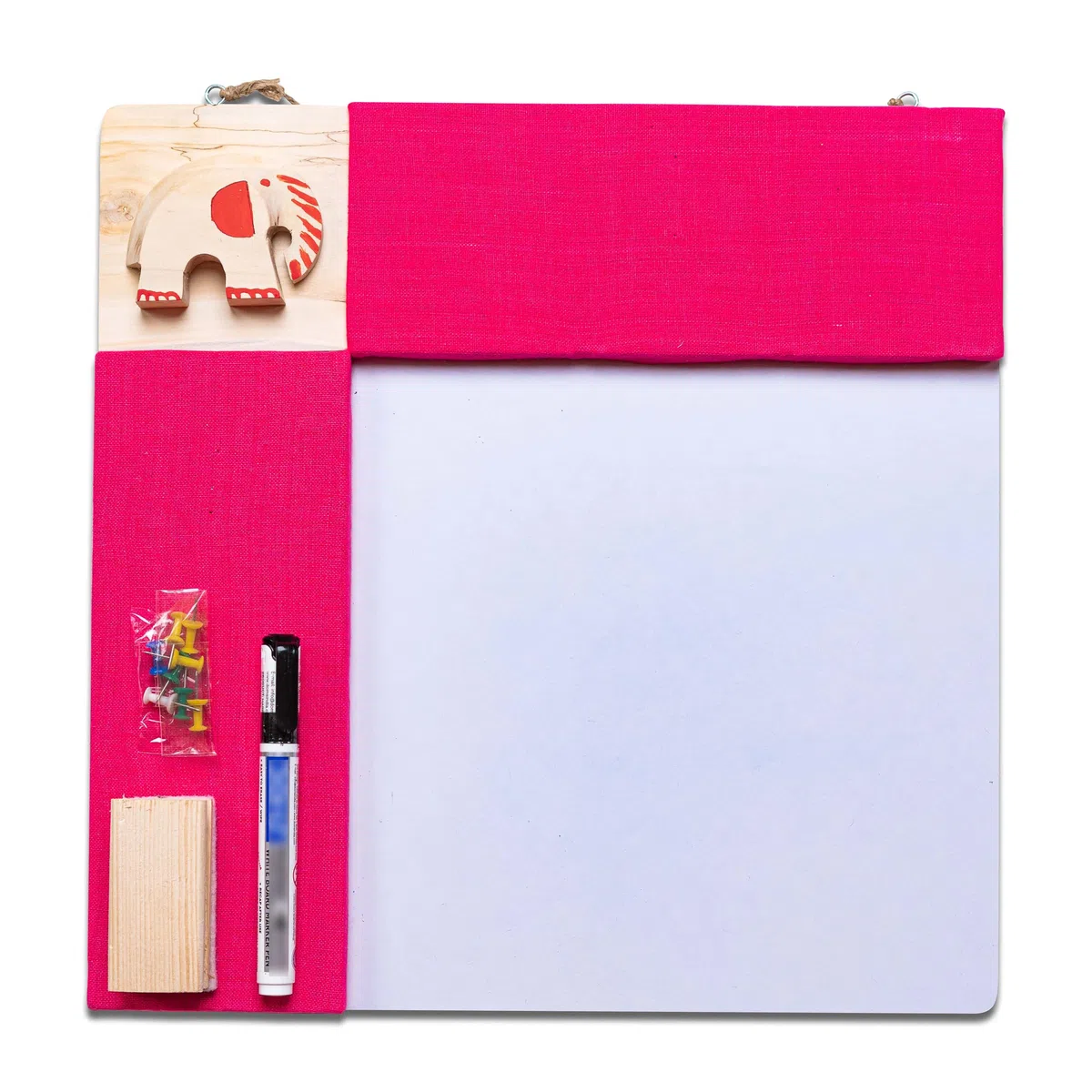IVEI Tablero y pizarra 14X14X1.5 Rosado