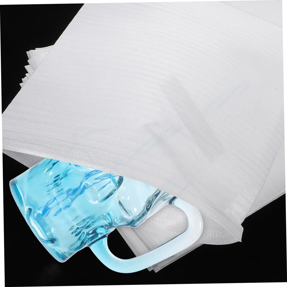 TEHAUX Bolsas de Espuma Epe de Color Blanco Antiestáticas para Embalaje de 300 Unidades Función Amortiguadora y Versátil, Ideales para Proteger Objetos y Teléfonos durante Transporte