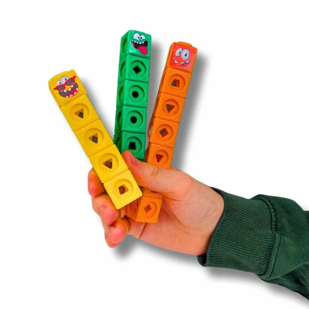 newméro Blocks/Aprendizaje de matemáticas de Primeros años/Cubos de matemáticas / 3-6 años/Manipulativos matemáticas