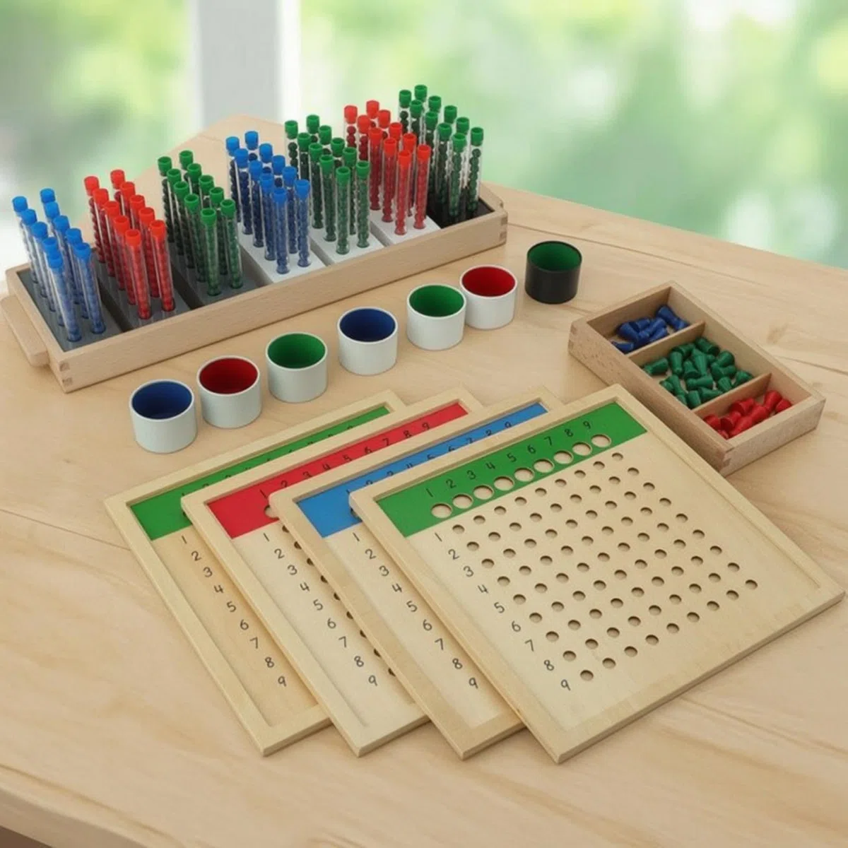 Tabla División Educativo Tabla Recuento Sensorial Material Didáctico para Educadores, Escuela en Casa