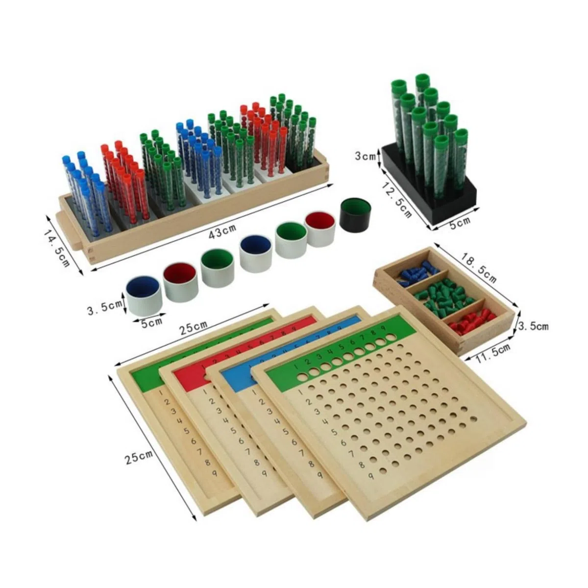 Tabla División Educativo Tabla Recuento Sensorial Material Didáctico para Educadores, Escuela en Casa