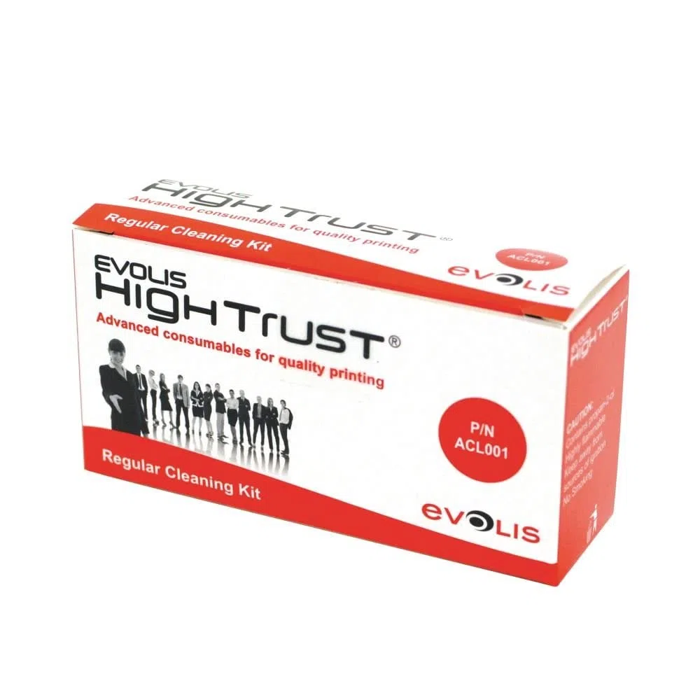 Evolis ACL003 Kit de tarjetas de limpieza adhesivas paquete de 50