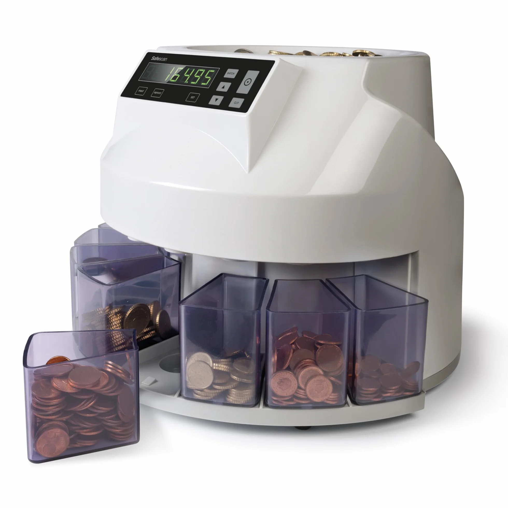 Safescan 1250 Contadora de monedas clasificadora cuenta valor monedas euro