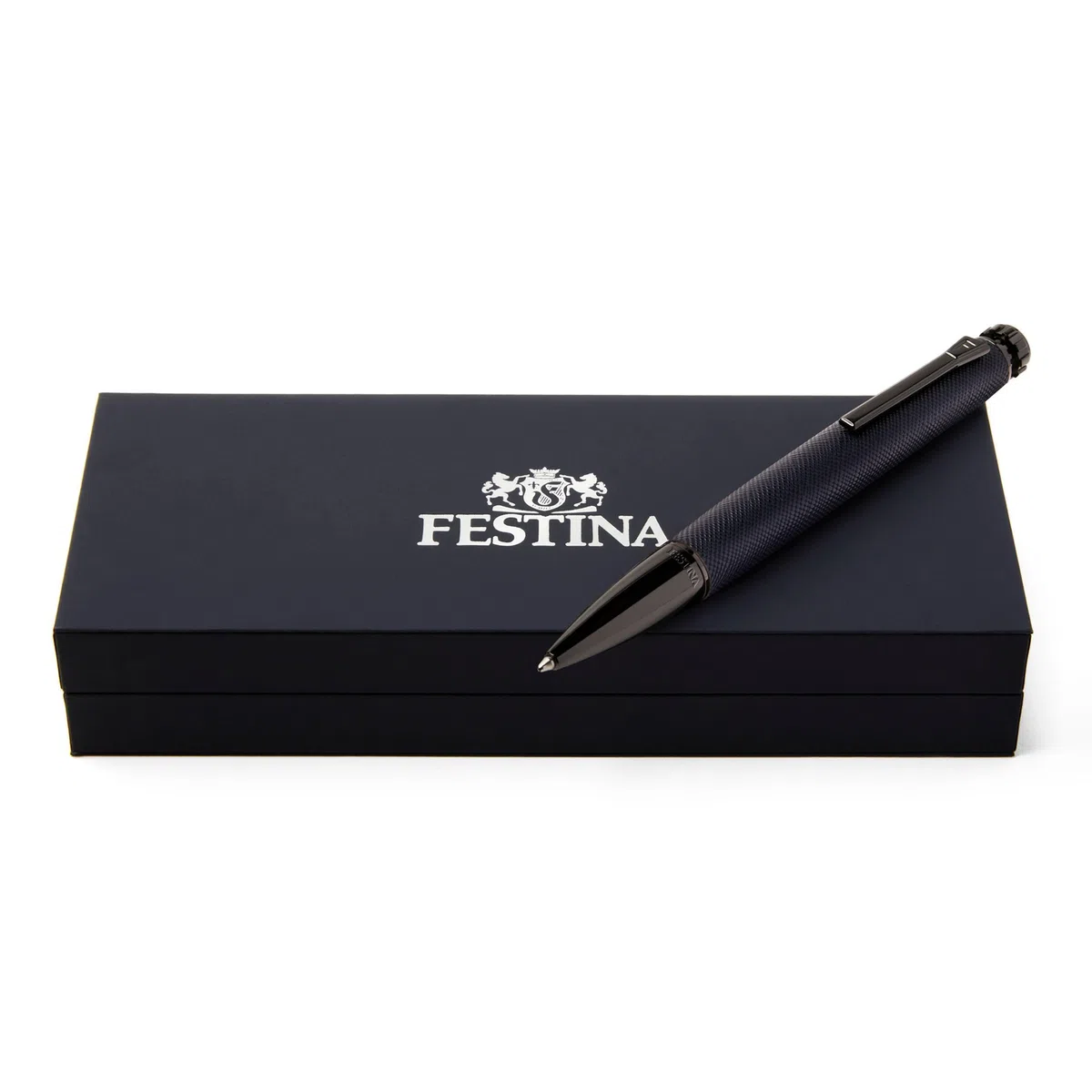 Festina Bolígrafo Hombre Latón Azul Marino Colección Chrono Bike | Estilo Deportivo, Ideal para Regalo de Cumpleaños y Ocasiones Especiales, FSU3234/N