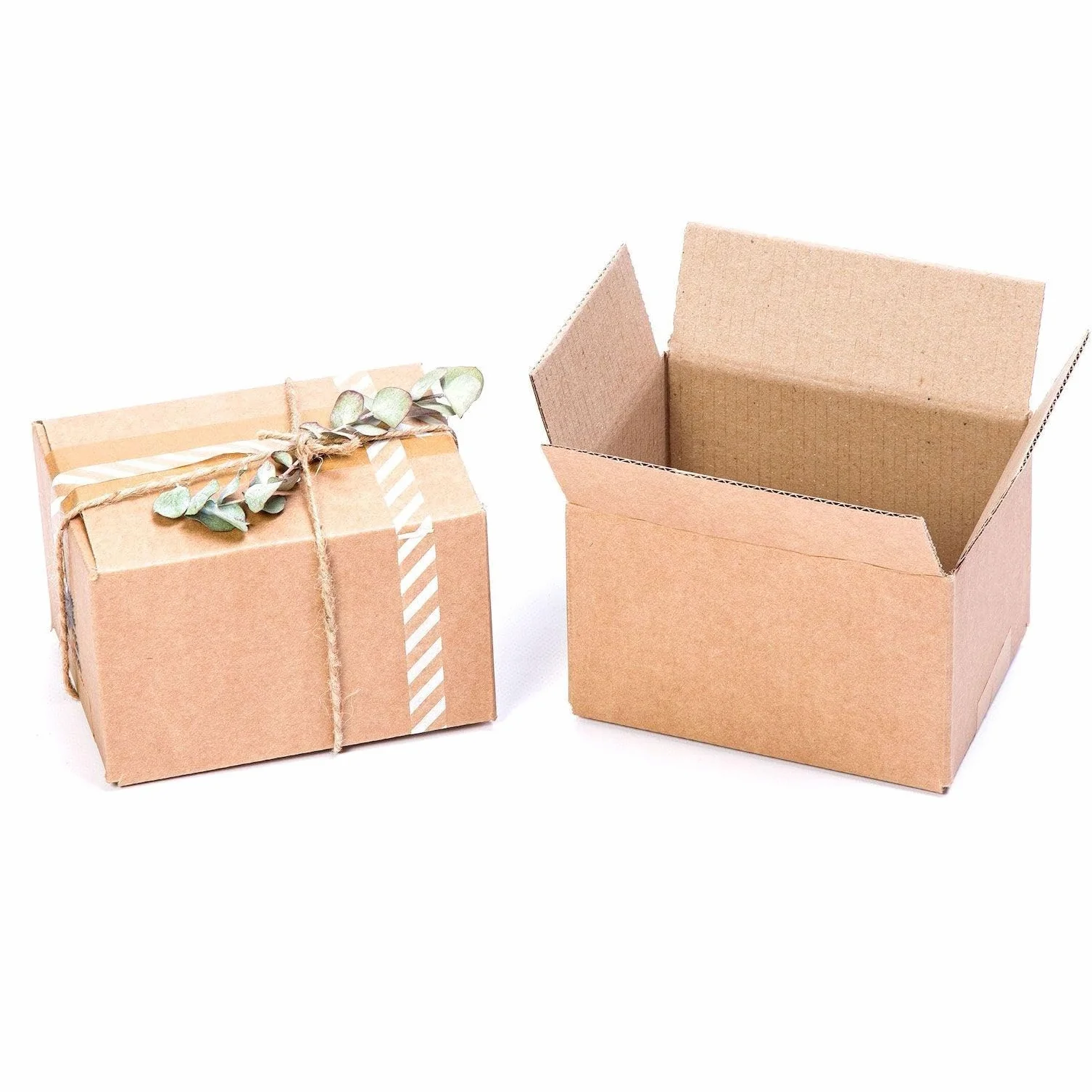 30 cajitas Kraft 160x115x102 mm para envíos postales | Pack de 30
