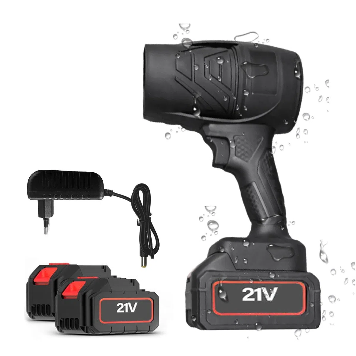 Sopladores Para Cuidado Del Césped Ventilador Eléctrico Portátil Turbo | Soplador De Hojas Inalámbrico para Limpieza de Jardín, Patio, Nieve, Jardín, Paisajismo, Garaje y Tienda de