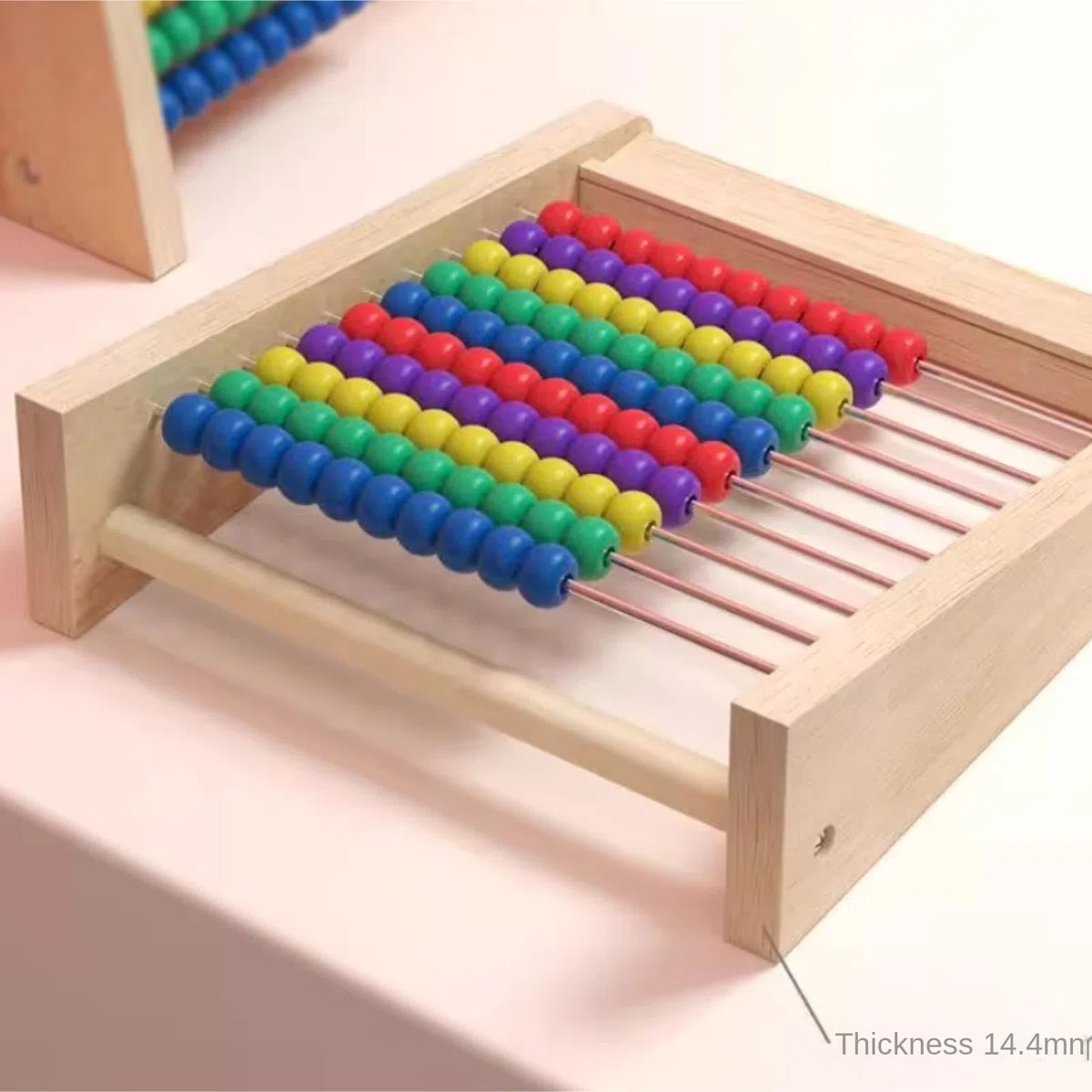 Ábaco Ábaco De Madera, Matemáticas, Educativo, Conteo, Tarjetas Numéricas, Aprendizaje Preescolar, Edad 3 Años En Adelante Oficina Material