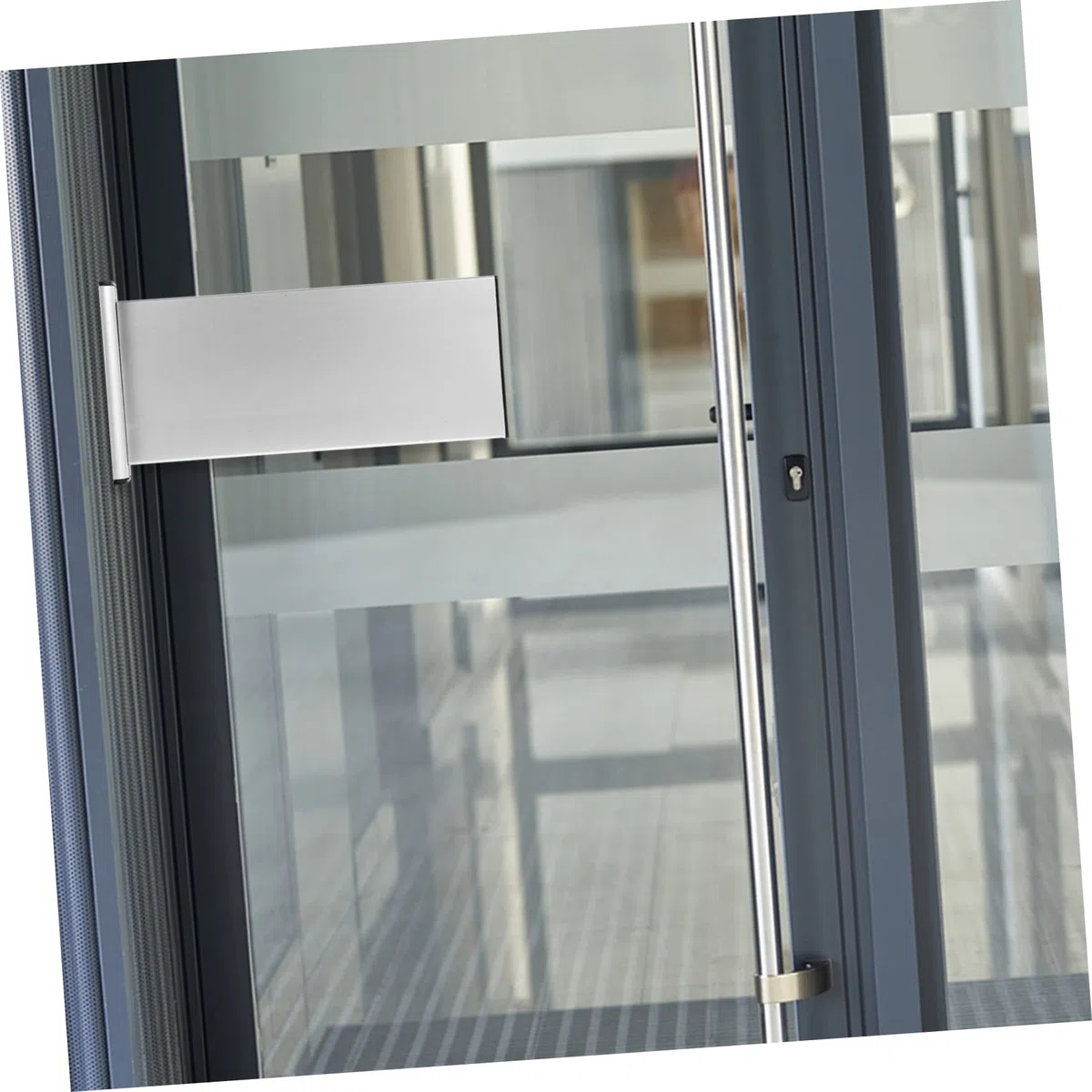 Angoily 6 Piezas Placa Identificativa de Resistente para Puerta de Oficina Doble Cara Personalizable para Señalización Empresarial y Departamentos