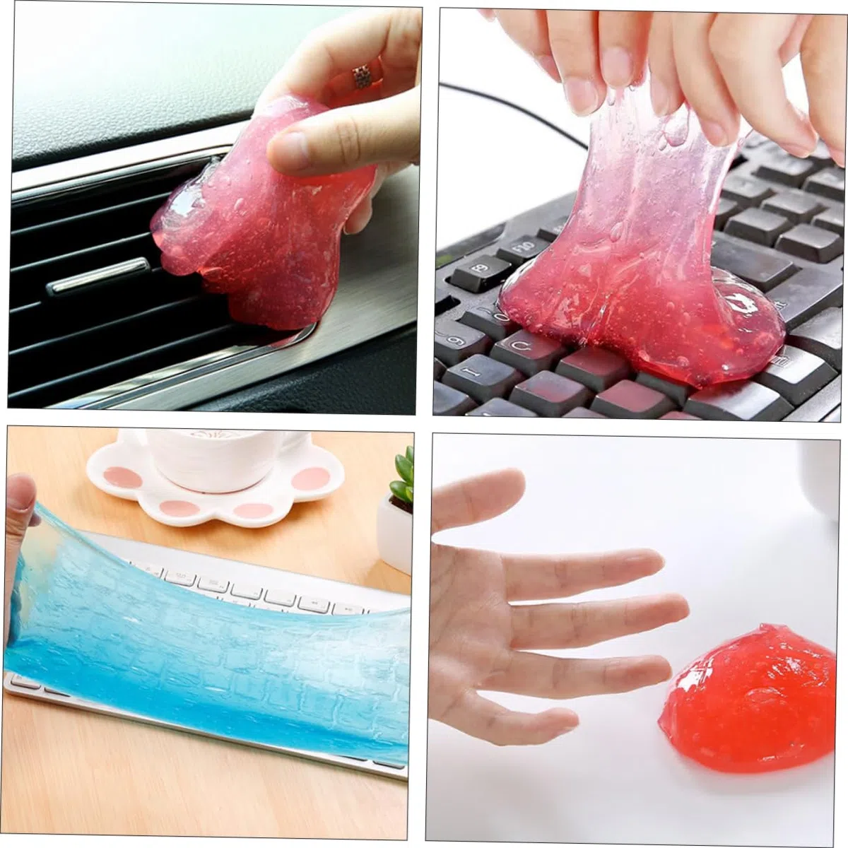 DOITOOL 20piezas Gel Limpiador para Detalles Unidades Eliminador De Polvo para Computadoras y Autos