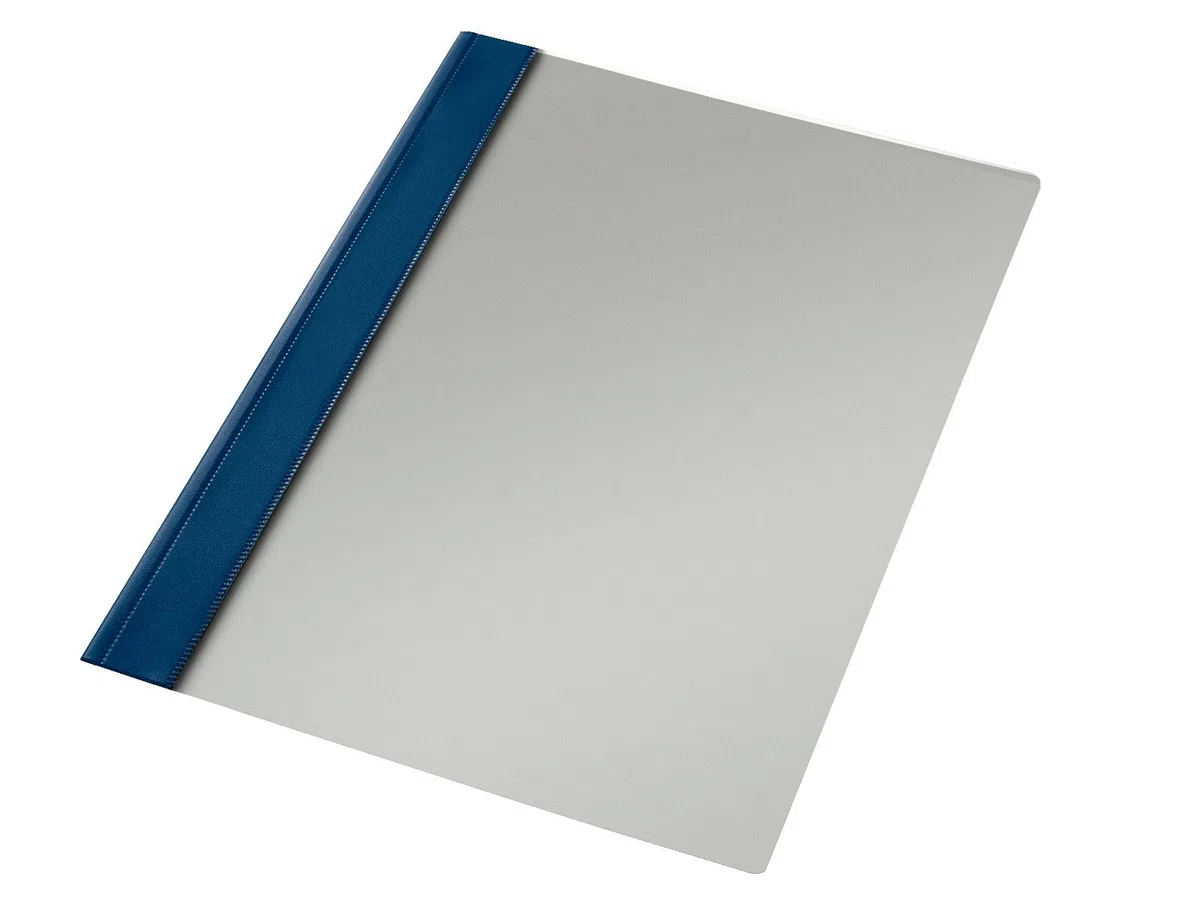 Esselte Carpeta dossier fastener, Plástico, A4, Sin tarjetero, Pack de 50, Azul marino, Modelo 132/1, 13216