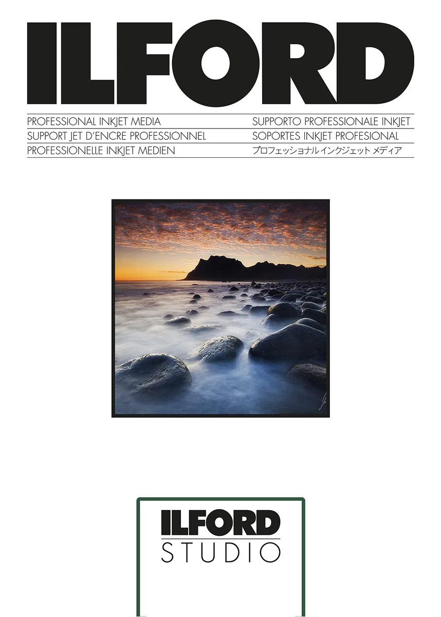 ILFORD STUDIO Glossy - Papel satinado (250 g/m², 10 mil, A3, 297 x 420 mm, 50 hojas)