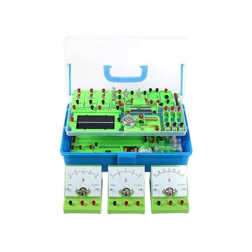 Kit de experimentos de física para electricidad y magnetismo - Kit básico de inicio de circuito para laboratorios de ciencias de escuela secundaria y estudiantes junior, experimentos de