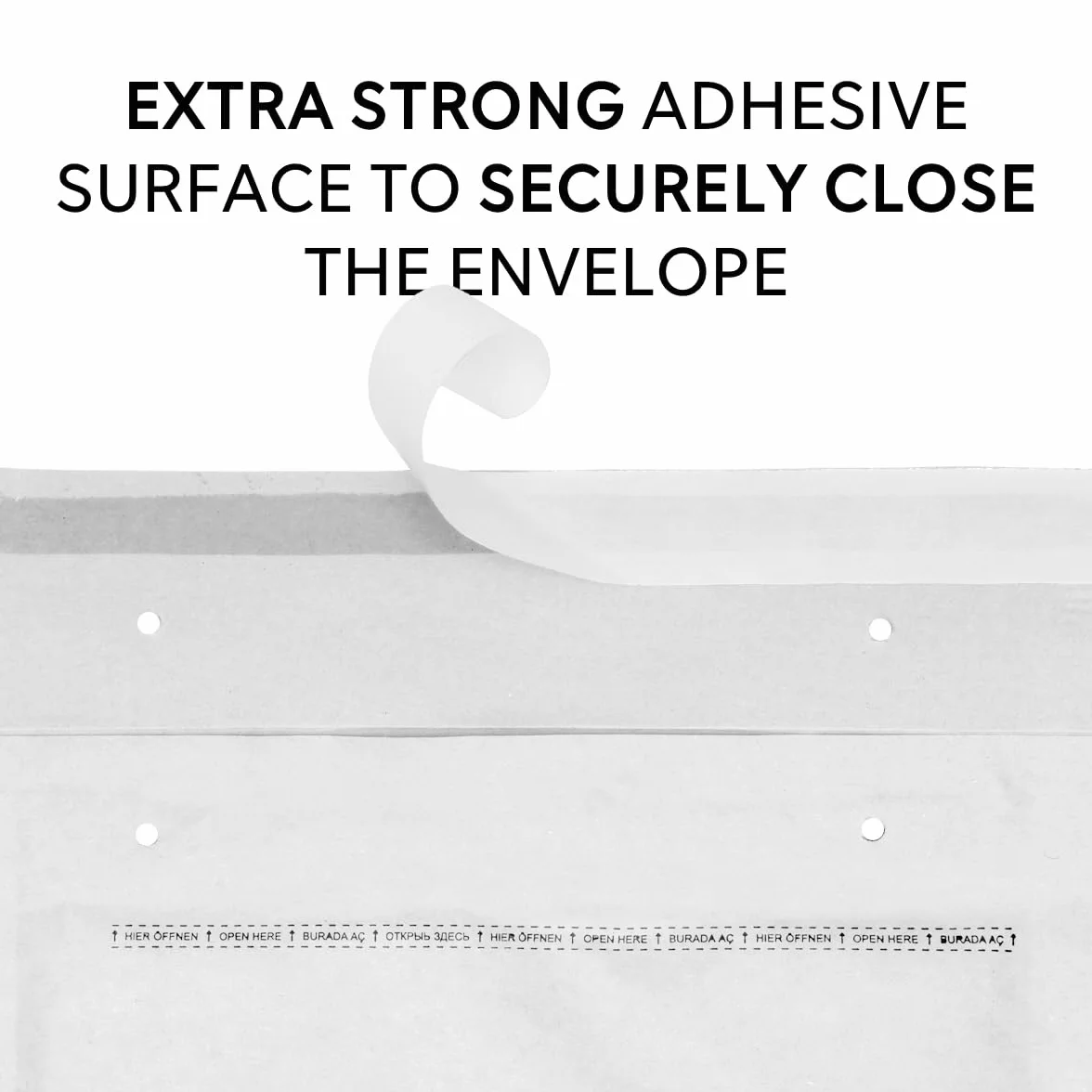 verpacking sobres burbuja 125x235 mm DIN largo sobres blancos - sobre burbuja sobres acolchados autoadhesivos 50 unidades