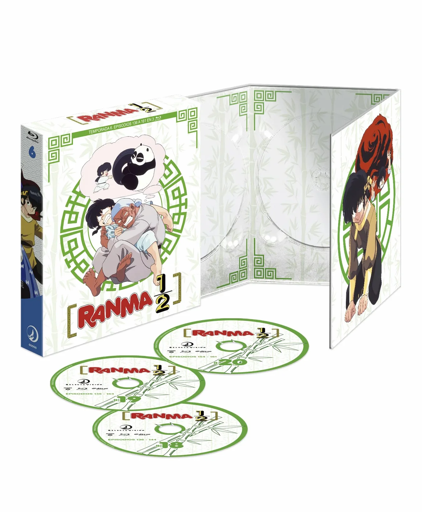 Ranma 1/2 Box 6 Temporada 7 (Episodios 136 a 161) [Bluray] [Blu-ray]