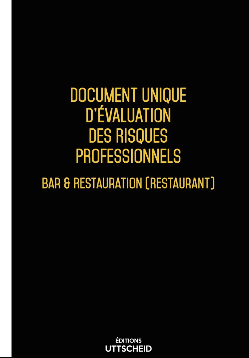 Documento Único de Evaluación de Riesgos Empresariales Empresariales (Precargado): Bar & Restaurante (Restaurante) - Versión 2025
