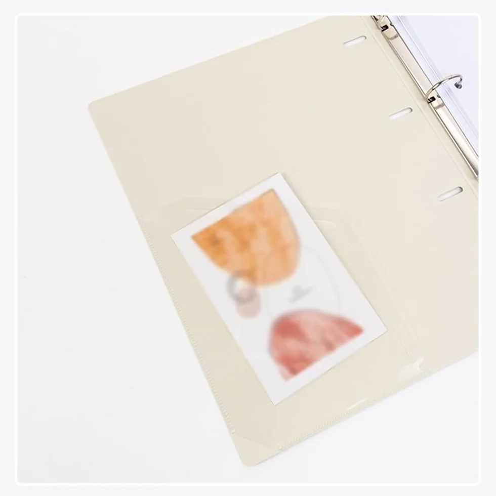 Carpeta Carpeta Perforada A4 de PP con Cuatro Agujeros, Organizador Archivos información for la Escuela y Oficina, 5 Unidades Chaquetas de Archivo(Pink)