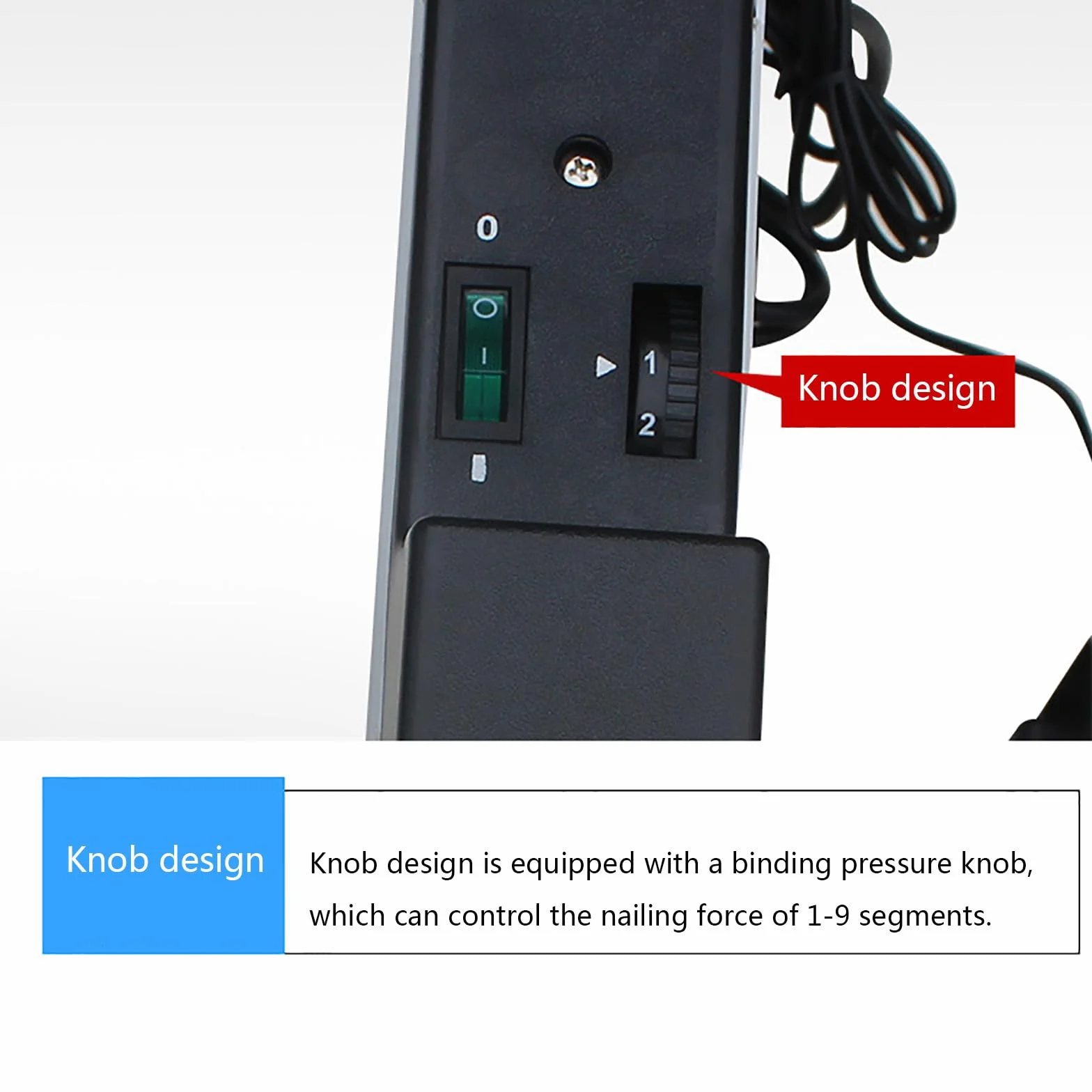 Grapadora Eléctrica, 106 Máquina Automática De Encuadernación De Sillín, Grosor Ajustable De 100 Mm, 1-9 Engranajes Ajustables, Grapadoras Manuales Eléctricas Automáticas De Escritorio, Para Oficina