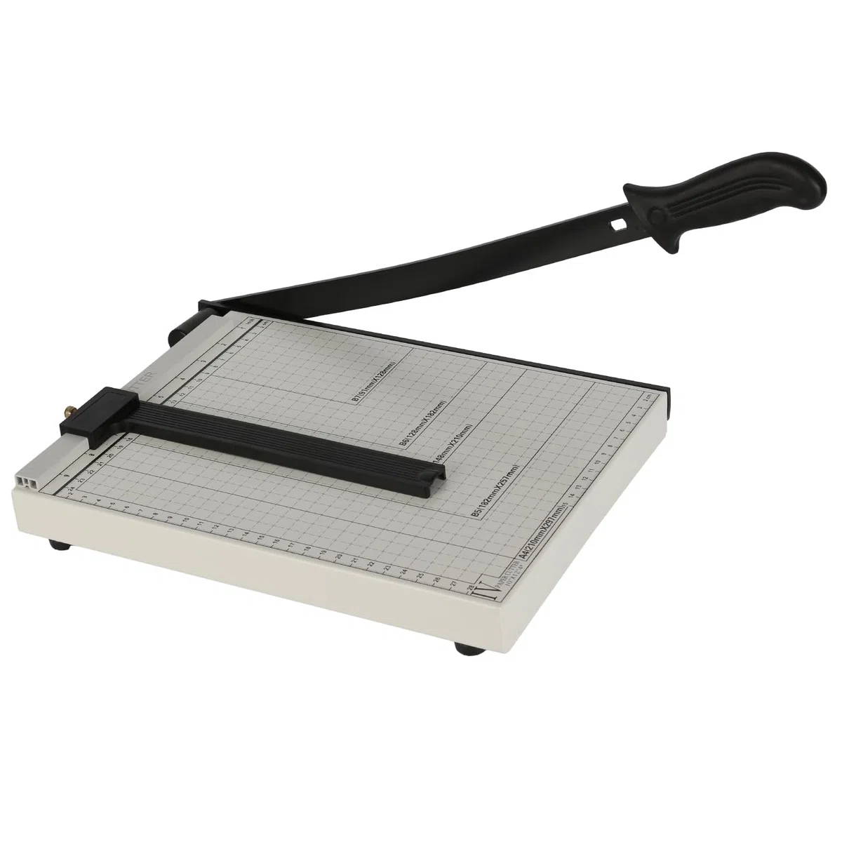 Etrexonline Guillotina de Papel A4 con Base Metálica – Cortador Profesional 12 Hojas | Precisión Máxima | Compatible con A4 A5 B5 B6 B7 | Ideal para Oficina, Fotos, Manualidades