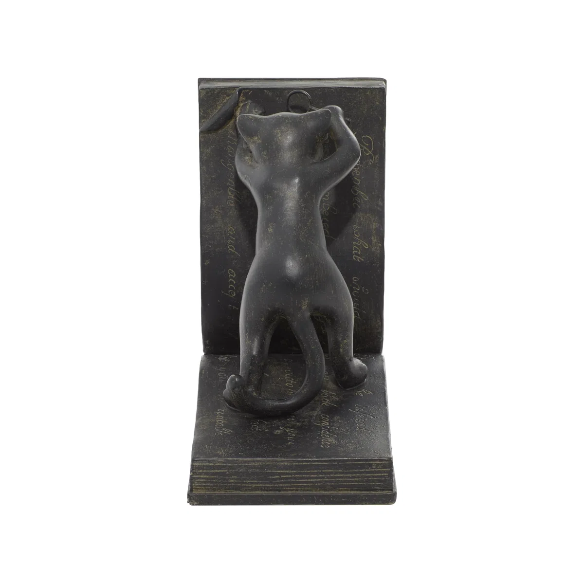 Deco 79 Gato de Polystone sujetalibros Par para Libros Lovers- (44690)
