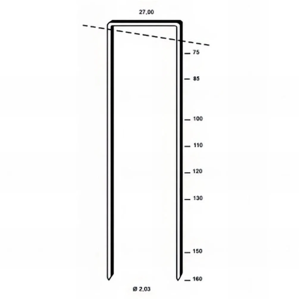 D-Work 5.000 grapas galvanizadas D-16-12.5x16x0.5x1.25 mm