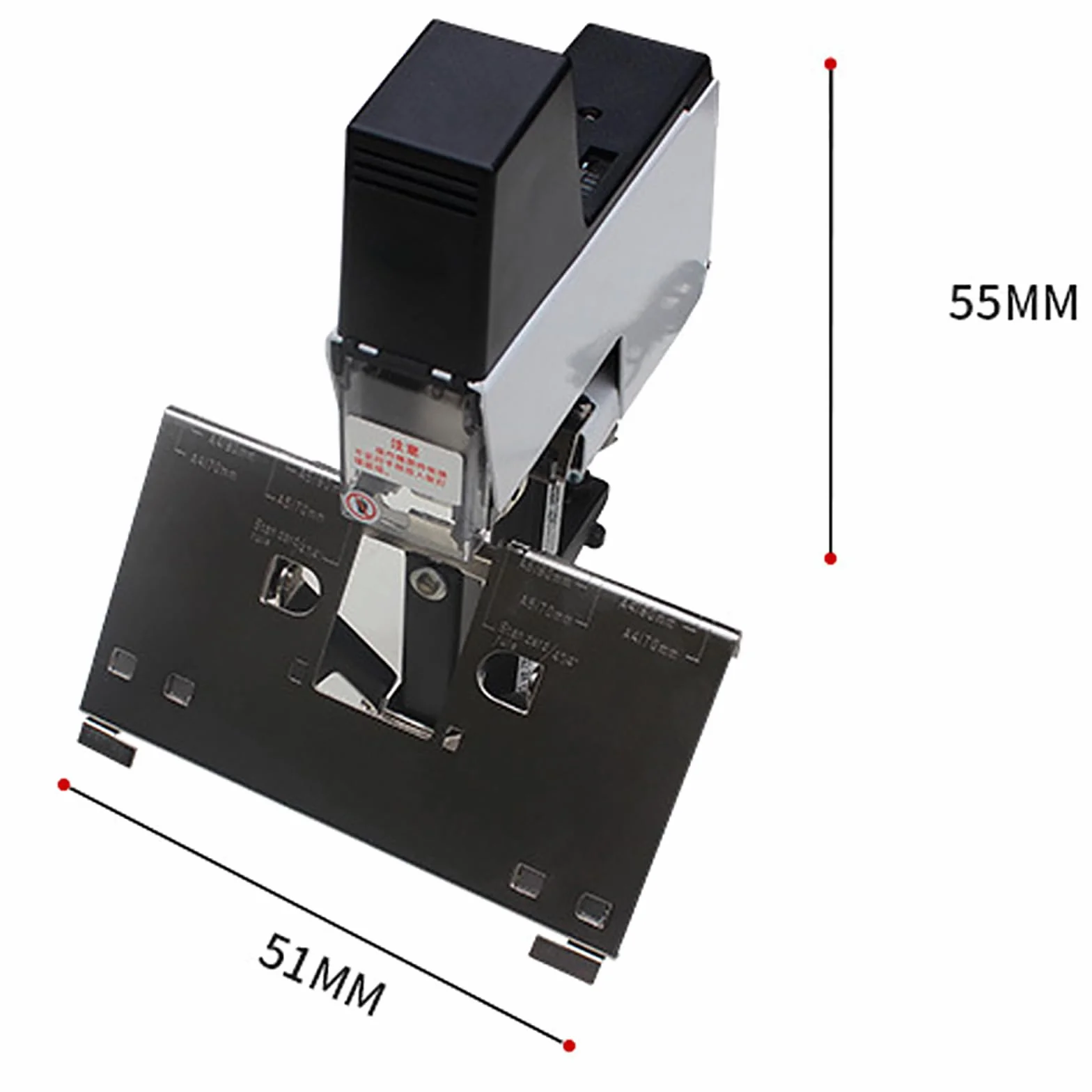 Grapadora Eléctrica, 106 Máquina Automática De Encuadernación De Sillín, Grosor Ajustable De 100 Mm, 1-9 Engranajes Ajustables, Grapadoras Manuales Eléctricas Automáticas De Escritorio, Para Oficina