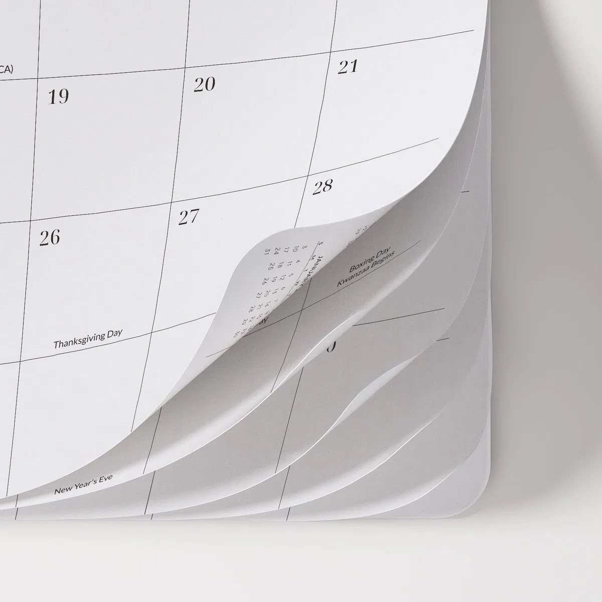 Jotsome - Agenda mensual 2026-2027, calendario de 18 meses de enero de 2026 a junio de 2027, 8.5 x 11 pulgadas, encuadernación de costura, cubierta suave, planificador personal mensual grande para