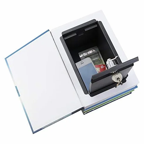 HMF 4312202 Caja de caudales fuerte XL camuflaje forma de libro 22 x 13 x 15 cm