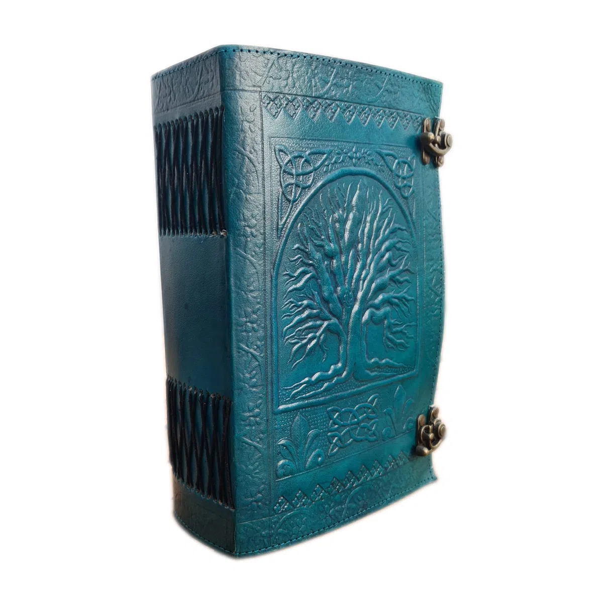 Quirky Craft Diario de cuero de 600 páginas, cuaderno de árbol de la vida, diario encuadernado en cuero para hombres y mujeres, diario de viaje y diario de escritura para diario personal, 10 x 7